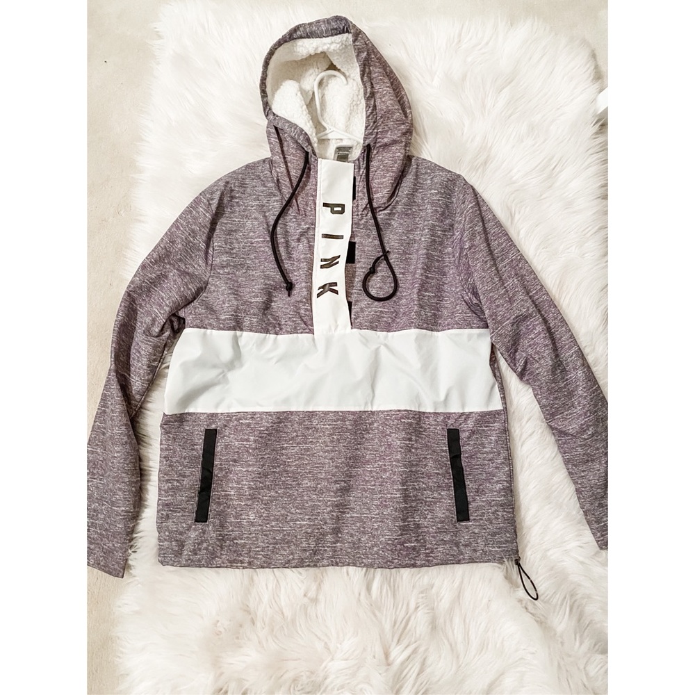 Pink rain jacket